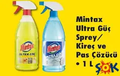 MİNTAX ULTRA GÜÇ SPREY/KİREÇ VE PAS ÇÖZÜCÜ 1 L MİNTAX ULTRA GÜÇ SPREY/KİREÇ VE PAS ÇÖZÜCÜ 1 L